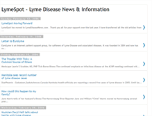 Tablet Screenshot of lymespot.blogspot.com