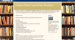 Desktop Screenshot of glutenfreevegetarianrecipies.blogspot.com