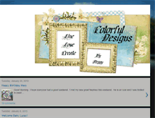 Tablet Screenshot of colorfuldesigns.blogspot.com