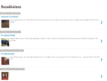 Tablet Screenshot of busakalasa.blogspot.com