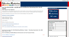 Desktop Screenshot of effectivemarketing101.blogspot.com
