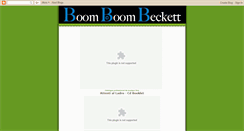 Desktop Screenshot of boomboombeckett.blogspot.com