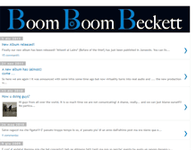 Tablet Screenshot of boomboombeckett.blogspot.com