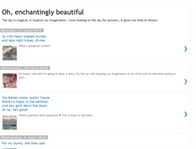 Tablet Screenshot of ohenchantinglybeautiful.blogspot.com