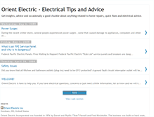 Tablet Screenshot of orientelectric.blogspot.com