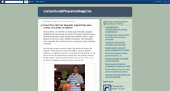 Desktop Screenshot of conjunturaepequenosnegocios.blogspot.com