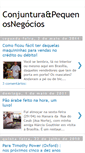 Mobile Screenshot of conjunturaepequenosnegocios.blogspot.com