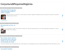 Tablet Screenshot of conjunturaepequenosnegocios.blogspot.com