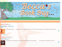 Tablet Screenshot of beccabookbug.blogspot.com