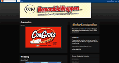 Desktop Screenshot of memorablewrappers.blogspot.com