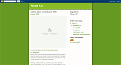 Desktop Screenshot of nicartsa.blogspot.com