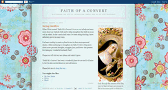 Desktop Screenshot of faithofaconvert.blogspot.com