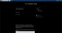 Desktop Screenshot of ft-videos.blogspot.com