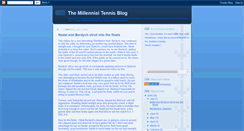 Desktop Screenshot of millennialtennis.blogspot.com
