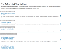 Tablet Screenshot of millennialtennis.blogspot.com