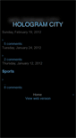 Mobile Screenshot of hologramcity.blogspot.com
