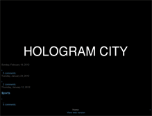 Tablet Screenshot of hologramcity.blogspot.com