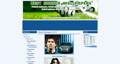 Desktop Screenshot of best-soccer-wallpapers.blogspot.com