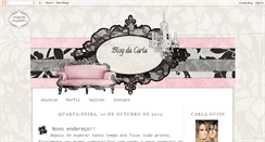 Desktop Screenshot of carlaguidi.blogspot.com