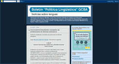 Desktop Screenshot of politicalinguisticagcba.blogspot.com