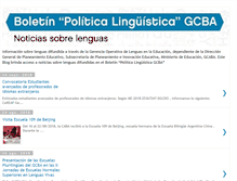 Tablet Screenshot of politicalinguisticagcba.blogspot.com