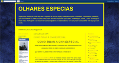Desktop Screenshot of olharesespeciais.blogspot.com