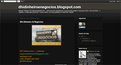 Desktop Screenshot of dhidinheiroenegocios.blogspot.com