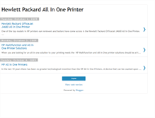Tablet Screenshot of hewlettpackardallinoneprinter.blogspot.com