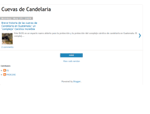 Tablet Screenshot of cuevascandelaria.blogspot.com