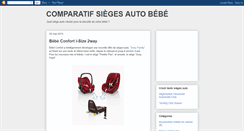 Desktop Screenshot of comparatif-siege-auto.blogspot.com