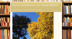 Desktop Screenshot of akram-belkaid.blogspot.com