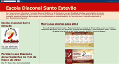 Desktop Screenshot of escolasantoestevao.blogspot.com