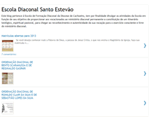Tablet Screenshot of escolasantoestevao.blogspot.com