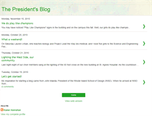 Tablet Screenshot of notesfromthepresident.blogspot.com