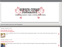 Tablet Screenshot of gingercurryphotography.blogspot.com