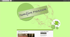 Desktop Screenshot of famfransson.blogspot.com