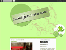 Tablet Screenshot of famfransson.blogspot.com