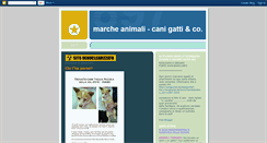 Desktop Screenshot of marcheanimali.blogspot.com