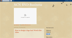 Desktop Screenshot of ncnbndbusness.blogspot.com