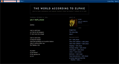 Desktop Screenshot of elphiesworld.blogspot.com