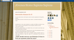 Desktop Screenshot of joveneshomosapienssapiens.blogspot.com