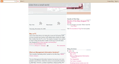 Desktop Screenshot of notesfromasmallworld.blogspot.com