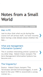 Mobile Screenshot of notesfromasmallworld.blogspot.com