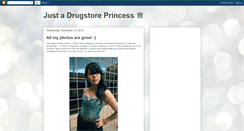 Desktop Screenshot of drugstore-princess.blogspot.com