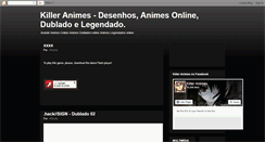 Desktop Screenshot of killer-animes-online.blogspot.com