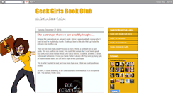 Desktop Screenshot of geekgirlsbookclub.blogspot.com