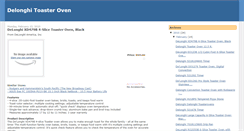 Desktop Screenshot of delonghitoasteroven.blogspot.com