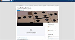 Desktop Screenshot of howtoplaydominos.blogspot.com