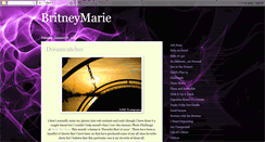 Desktop Screenshot of britneymarie123.blogspot.com