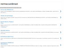 Tablet Screenshot of normaccardenast.blogspot.com